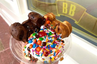 REVIEW: New Mickey Waffle Sundae with Cookie Dough Ice Cream is a Special Treat at BoardWalk Bakery in Walt Disney World