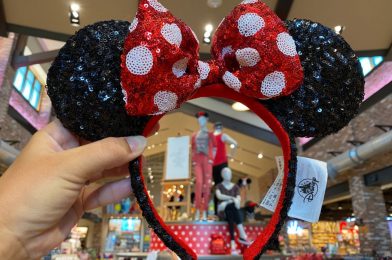 PHOTOS: New Classic Sequin Minnie Mouse Ears Sparkle at Disney Springs