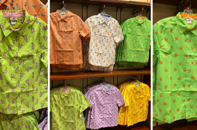 PHOTOS: New Figment, Orange Bird, Trash Can, and Character Collared Button-Down Shirts Arrive at the Magic Kingdom