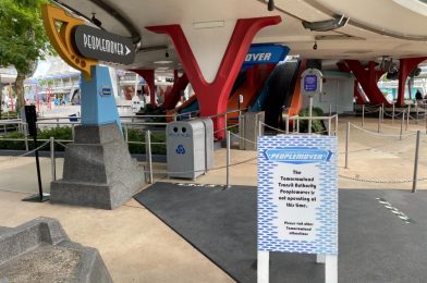 PHOTOS: Tomorrowland Transit Authority PeopleMover Closed for Tenth Consecutive Day Following Magic Kingdom’s Reopening