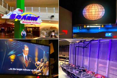 PHOTOS: Soarin’ Around the World Takes Off with Social Distancing, Booster Seat Separators, and No Scent Effects at EPCOT