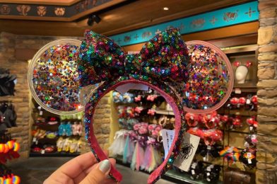 PHOTOS: New Rainbow Confetti Sequin Minnie Ear Headband Sparkles at Disney’s Animal Kingdom