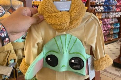 PHOTOS: New “The Mandalorian” Baby Yoda Costume Onesie Arrives at the Magic Kingdom