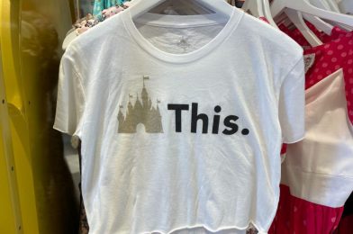 PHOTOS: New “This.” Disney Parks Castle Crop Top Sparkles at Walt Disney World