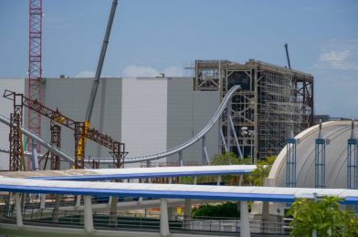 PHOTOS: Construction Powers on at TRON Lightcycle / Run in the Magic Kingdom