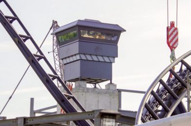 PHOTOS: “Jurassic World” Themed Watch Tower Added to Velocicoaster Site at Universal’s Islands of Adventure