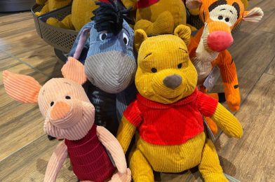 PHOTOS: New Winnie the Pooh & Friends Corduroy-Effect Plushes Arrive at Disney Springs