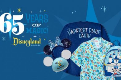 PHOTOS: NEW Disneyland Park 65th Anniversary Merchandise Revealed; To Be Sold Exclusively Online on July 14