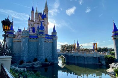 PHOTOS: Cinderella Castle Moat Refilled After Completion of Repainting Project at the Magic Kingdom