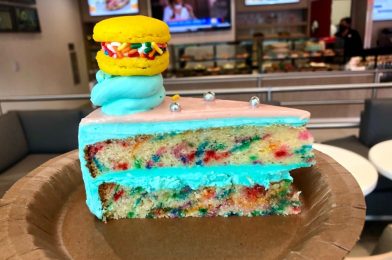 REVIEW: Confetti Cake from TODAY Cafe is a Beautiful Work of Art at Universal Studios Florida