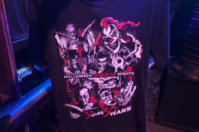 PHOTOS: New Halloween Horror Nights “30 Years 30 Fears” Shirt Brings Us a Fright in Universal Studios Florida