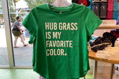 PHOTOS: New “Hub Grass is my Favorite Color” Shirt Arrives at Walt Disney World