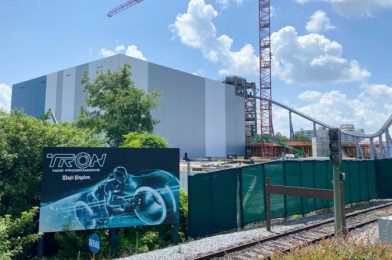 PHOTOS! Construction on TRON Lightcycle Run in Disney World is Moving Along Quickly!