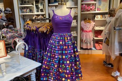 PHOTOS: New “Inside Out” Memory Orb Dress Arrives at Walt Disney World