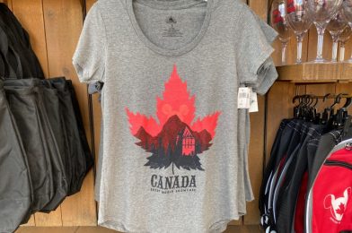 PHOTOS: New Mickey Maple Leaf Canada Pavilion Shirt Arrives at EPCOT