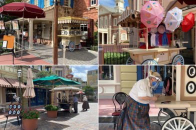 PHOTOS: Caricature, Silhouette, and Parasol Artists Return to the Magic Kingdom with New Social Distancing Protocols