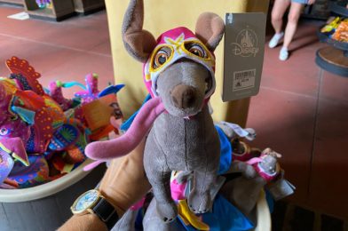 PHOTOS: New “Coco” Lucha Libre Dante Plush Arrives at Walt Disney World