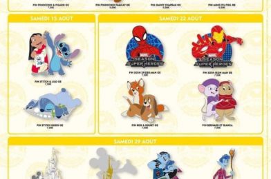 August 2020 Pin Trading Releases Revealed for Disneyland Paris