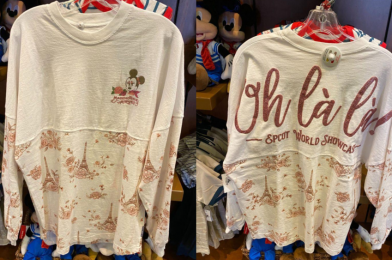 PHOTOS: New “Mademoiselle Minnie” Spirit Jersey Debuts at the France Pavilion in EPCOT