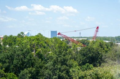 PHOTOS: Construction Progress on New “HarmonioUS” Nighttime Spectacular Brings a Crane to EPCOT