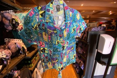 PHOTOS: New “The Haunted Mansion” Button-Down Shirt by Her Universe Materializes at the Magic Kingdom