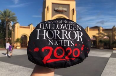 PHOTOS: New “Halloween Horror Nights 2020” Face Mask Arrives at Universal Orlando Florida