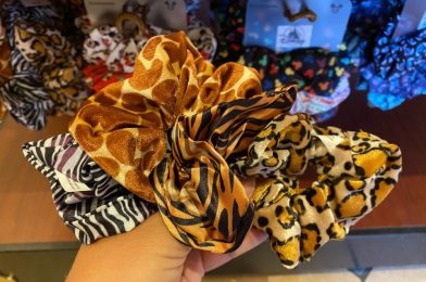 PHOTOS: New Hidden Mickey Animal Print Scrunchies Bring Wild Style to the Magic Kingdom