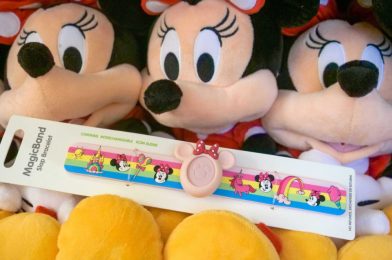 PHOTOS: New Minnie Rainbow Slap Bracelet MagicBand Arrives at Walt Disney World