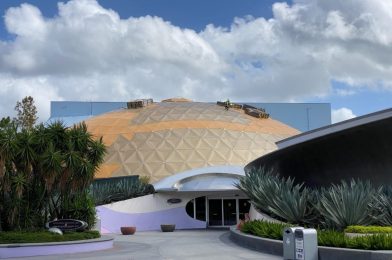 PHOTOS: Play! Pavilion Roof Panel Replacement Continues at EPCOT