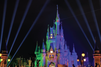 PHOTO: Walt Disney World Celebrates Final “MLS is Back” Tournament Game with Purple and Green Lighting on Cinderella Castle