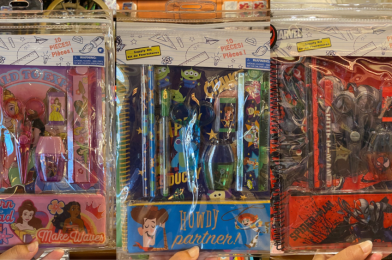 PHOTOS: New Disney Princess, “Frozen”, “Toy Story”, and Spider-Man Stationery Supply Kits Arrive at the Magic Kingdom