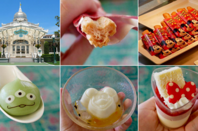 PHOTOS, VIDEO, REVIEW: Unlimited Little Green Man Mochi, Mickey Churros, Pizza Spring Rolls, Sushi, and More at NEW Crystal Palace Restaurant Dessert Buffet in Tokyo Disneyland