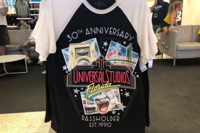 PHOTOS: New Universal Studios Florida 30th Anniversary Passholder Exclusive Raglan Tee Now Available at Universal Orlando Resort