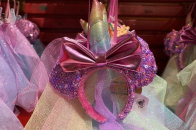 PHOTOS: Sequin Unicorn Minnie Ear Headband Ornament Brings Sparkle to Magic Kingdom