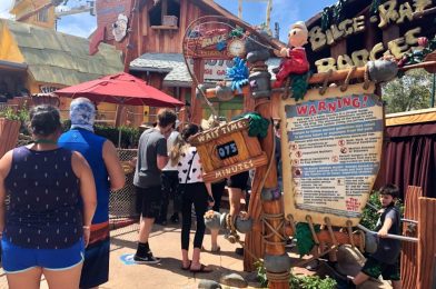 PHOTO REPORT: Universal Orlando Resort 8/15/20 (Crazy Crowds, Mimosa Bar, Hagrid’s Magical Creatures Motorbike Adventure Still Closed, Raptor Transport Cage Takes Shape, and More)