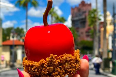 Review! This Classic Halloween Cupcake in Disney World is Inspired By a Favorite Fall Candy