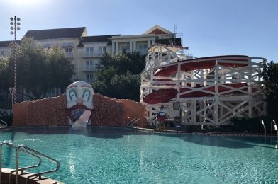 October 2020 Refurb for BoardWalk Pool Slide