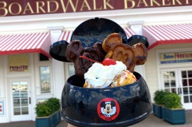 YUM! There’s A New Ice Cream Flavor For The Mickey Waffle Sundae at Disney’s BoardWalk Bakery!