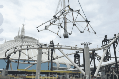 VIDEO: Walt Disney Imagineering Shares Behind-the-Scenes Look at TRON Lightcycle Run Illuminated Canopy Installation at Magic Kingdom