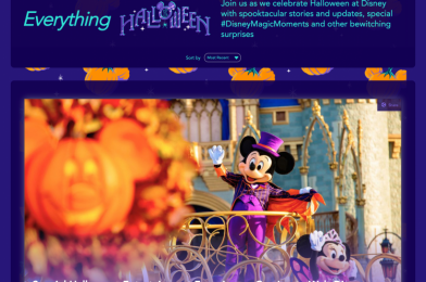 Special Halloween at Disney Page Launches to Celebrate Magic of the Season