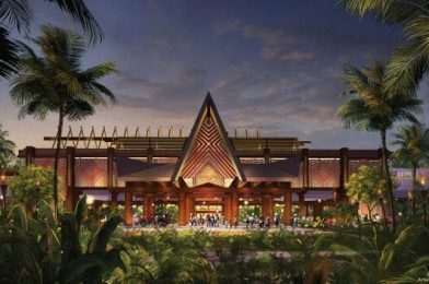 CONCEPT ART: First Look at New Entrance and Monorail Station at Disney’s Polynesian Village Resort