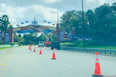 PHOTOS: The Disney World Entrance Sign Makeover Has Started