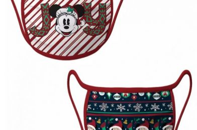 Oh, What Fun! Two MORE Disney Christmas Face Masks are Available Online!