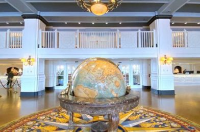 PHOTOS: Disney World’s Yacht Club Resort Lobby Got a Big GLOW UP!