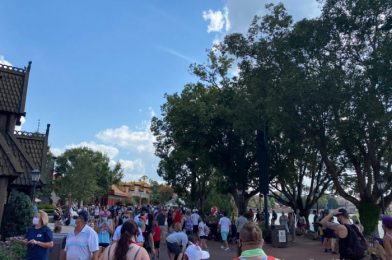 PHOTOS: Here’s a Look at What EPCOT Crowds Were Like Today in Disney World!