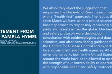 BREAKING: Disney’s Chief Medical Officer Fires Back at California Government in Official Statement Just Released