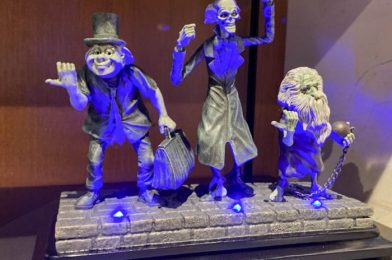 Careful! Disney’s Haunted Mansion Hitchhiking Ghost Figure Set Just Might Follow You Home!