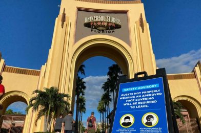 PHOTOS: New Safety Advisory Signs at Universal Orlando Resort Warn of Consequences for Maskless Guests