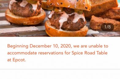 EPCOT Restaurant No Longer Accepting Reservations After Dec. 10