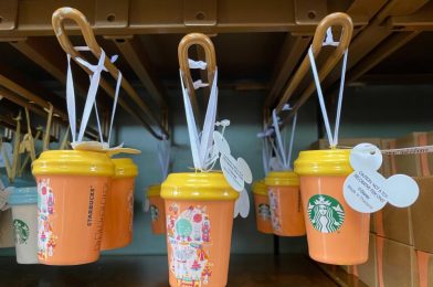 PHOTOS: New EPCOT Themed Starbucks Ornament Debuts at Port of Entry in EPCOT